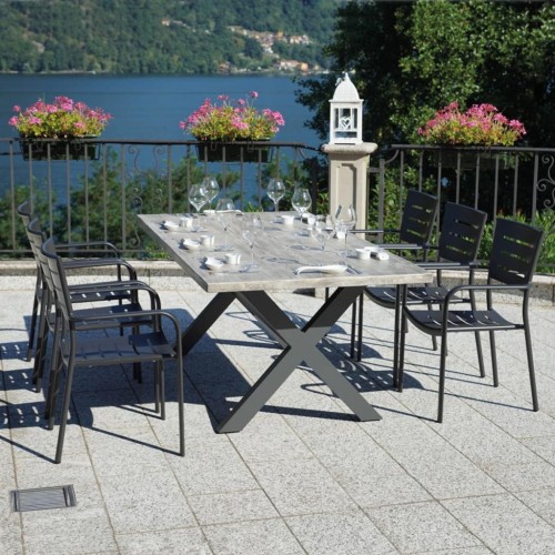 Sedia da giardino in alluminio impilabile Chiavari Mama Garden CHA 27G