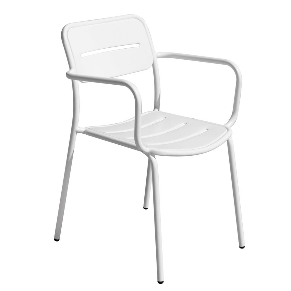 Sedia da giardino in ferro bianco Augusta Mama Garden CHF 82