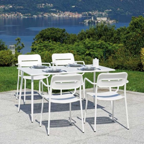 Sedia da giardino in ferro bianco Augusta Mama Garden CHF 82