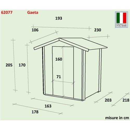 Casette Prefabbricate per il Tuo Giardino: Modello Gaeta, eleganza nordica