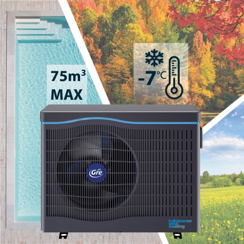 Pompa di calore Full Inverter con connessione a internet, per piscine fino a 75m³