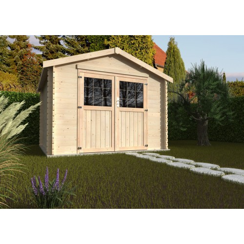 Casetta in legno da giardino spessore 34 mm  Valodeal NG 317x313 cm Decor et Jardin