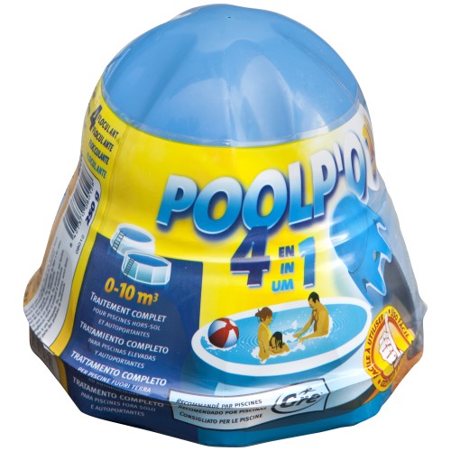 Poolp'o 4 in 1 da 250g per piscine da 0 a 10m³