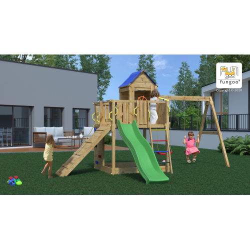 Parco giochi per bambini da giardino fungoo treehouse