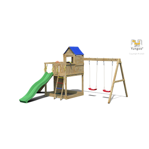 Parco giochi per bambini da giardino fungoo treehouse