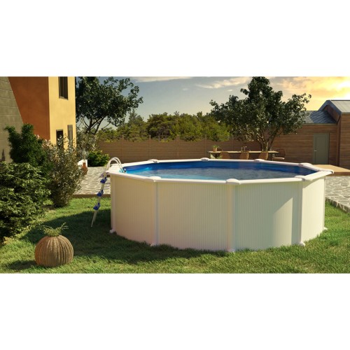 Piscina fuori terra rotonda | Gre - Fidji 460x120