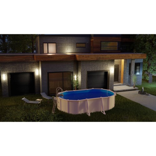 Piscina da montare Fidji Gre KIT500ECO ovale da 500x300