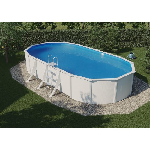 Piscina da montare Fidji Gre KIT730ECO ovale da 730x375