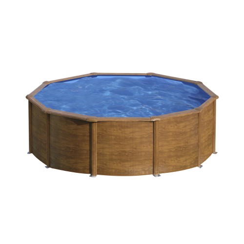 Piscina fuori terra Gre Serie Sicilia Rotonda 460x460 KITPR453W