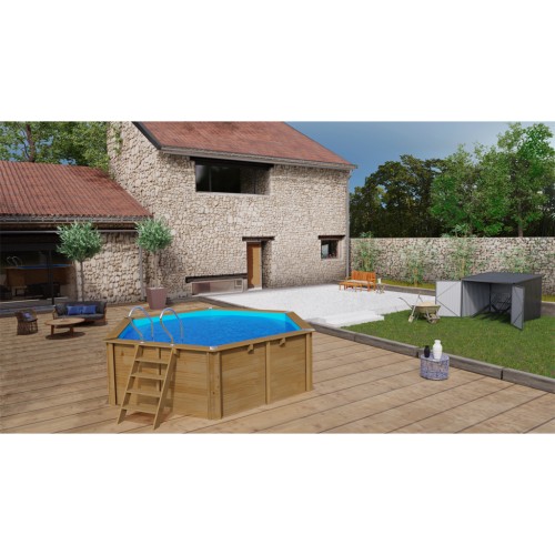 Piscina in legno tonda Gre Vanille 790083 in vendita su Inoutstore