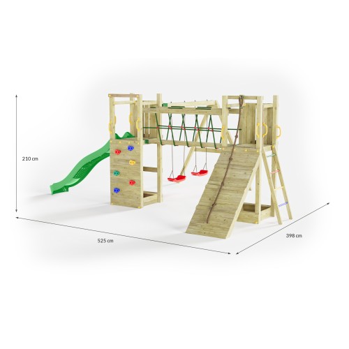 Parco giochi per bambini da giardino Fungoo Maxi funny exposure