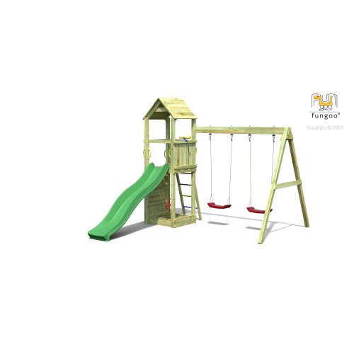 Parco giochi per bambini da giardino Fungoo Flappi