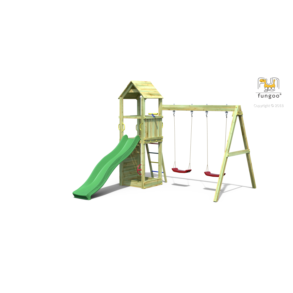 Parco giochi per bambini da giardino Fungoo Flappi