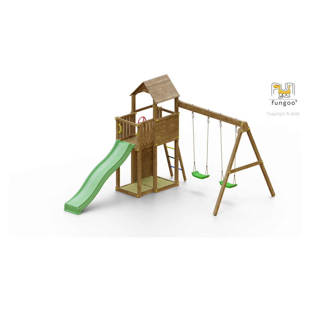 Parco giochi per bambini da giardino Fungoo Boomer 3