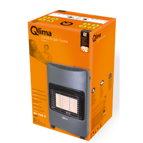 Stufa a gas a infrarossi Qlima GH1062RF in vendita su Inoutstore