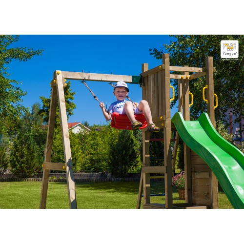 Parco giochi per bambini da giardino fungoo Funny 3 1swing