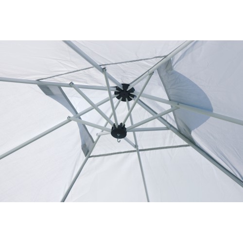 Gazebo Pieghevole 3x3 m con Sistema Anti-Pooling e Camino Antivento