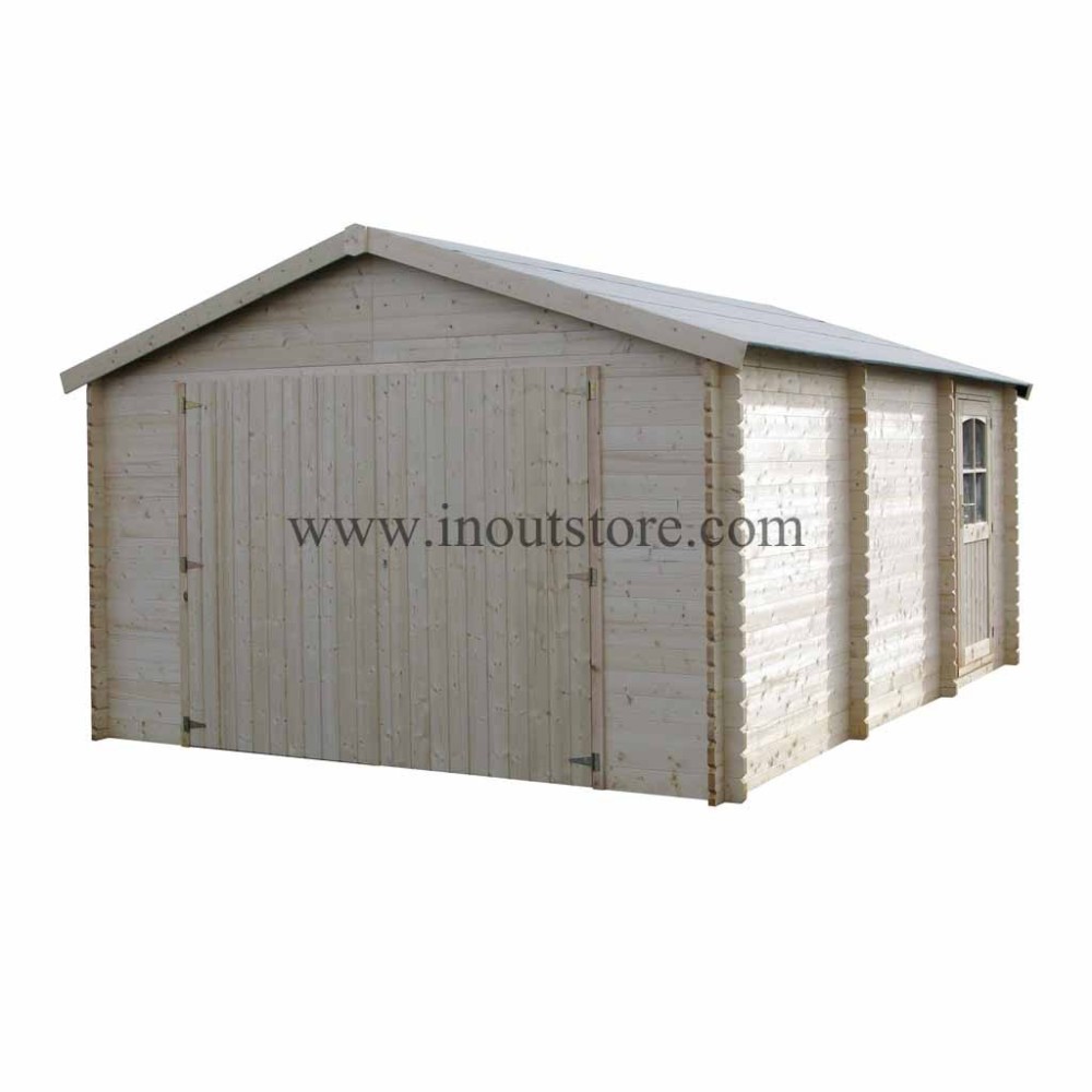 Garage in legno Garodeal Decor et Jardin 386×518 cm Pannelli 34  mm