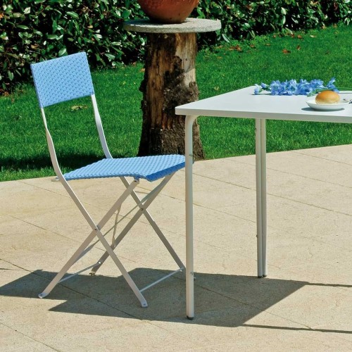 Sedia da giardino ferro Molfetta azzurra Mama Garden CHF 25B