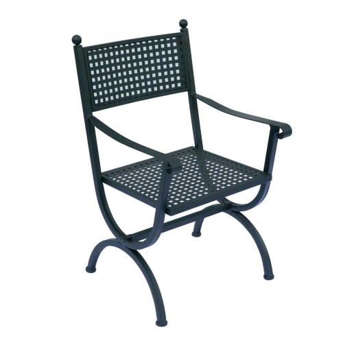 Sedia in ferro nero da giardino Lugano Mama Garden CHF 66