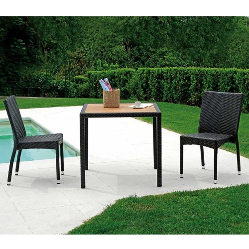 Sedia da giardino in rattan wenge Calais Mama Garden CHW 51