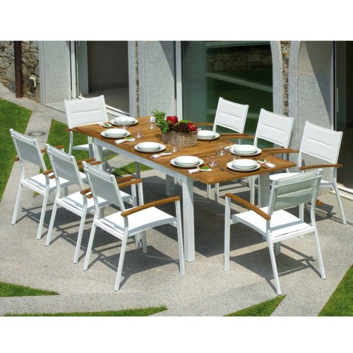 Sedia da giardino alluminio Bastia 57×58 Mama Garden CHT 80