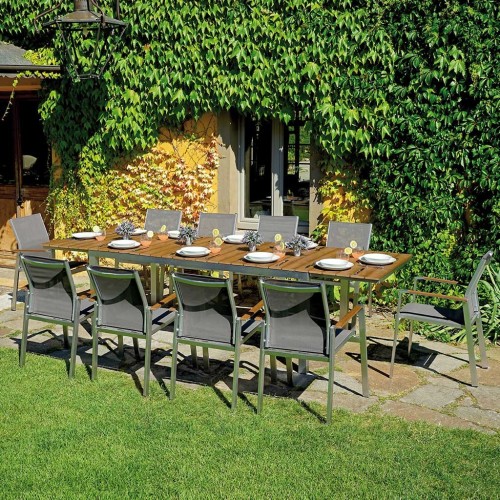 Sedia da giardino alluminio satinato Saint Moritz Mama Garden CHE 34