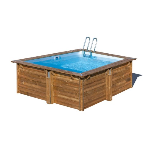 Piscina in legno quadrata Gre Carra 790205